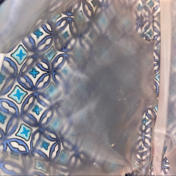 Vera Bradley Blue Floral Small Cosmetic travel bag - Picture 9 of 14